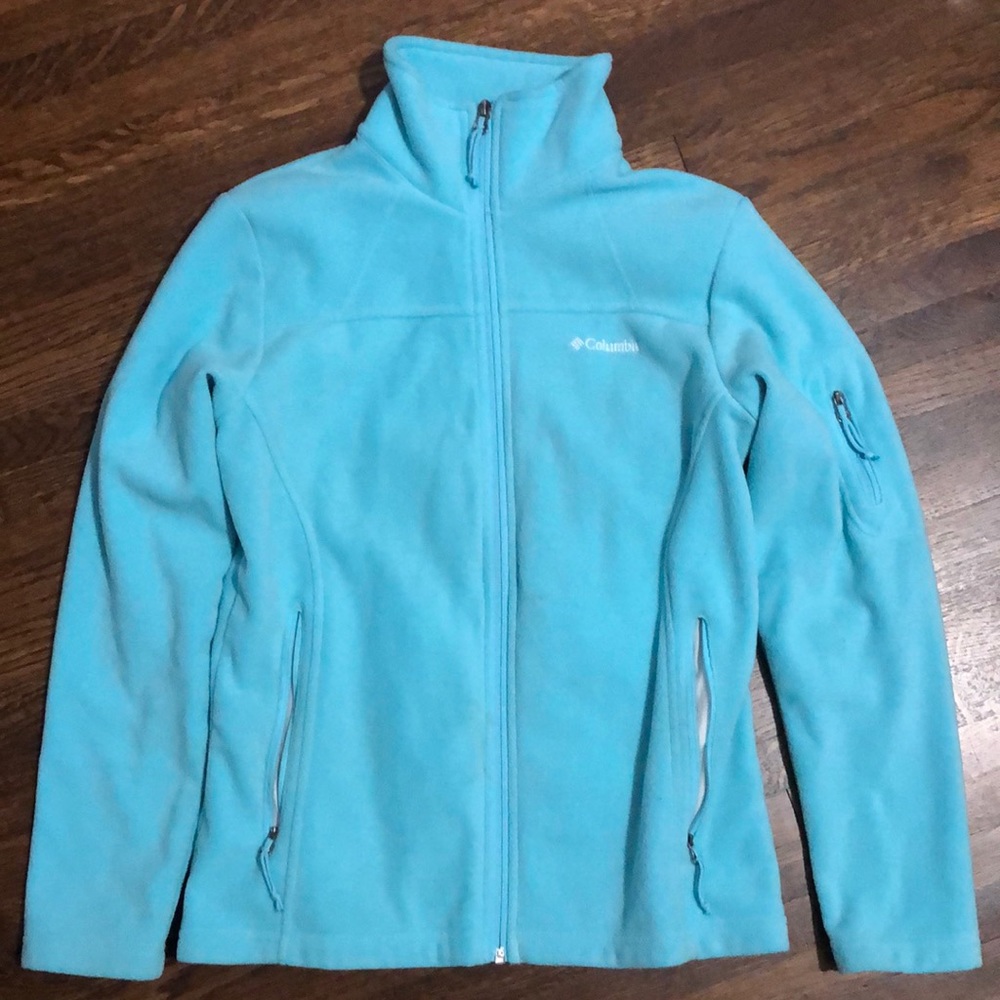 Columbia blue zip jacket